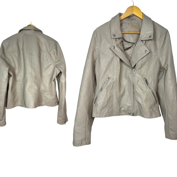 ANTHROPOLOGIE | BLANKNYC | 2X XXL | Life Changer Vegan Leather Zip Moto Jacket - Picture 4 of 17